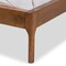 Baxton Studio Brooklyn Walnut Wood Grey Queen Size Platform Bed 140-7539 - alternate 8
